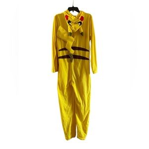 Pokemon Pikachu Adult Unisex Hooded Onesie Pajamas